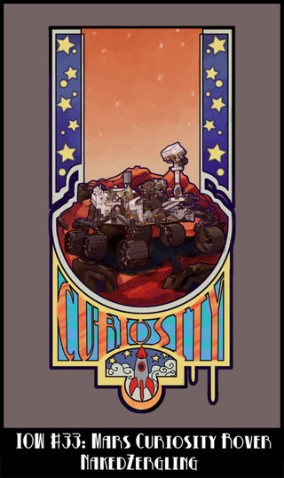 Illustration for article titled A Collection of Incredible and Inspiring Mars Curiosity Rover Art
